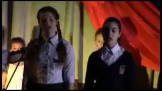 Рассказово.2015.Конкурс патриотической песни.Школа №4 корпус 4.