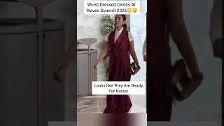 Worst Dressed Celebs At Waves Summit 2025😳😳#shorts#mirarajput#wamiqagabbi#bhumipednekar#wavessummit