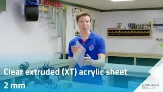 Clear extruded (XT) acrylic sheet 2 mm | Plasticsheetsshop.co.uk