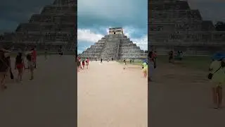 Amazing history within the Chichen Itza pyramid #travel #tripvacation #cancun #mexico #pyramid