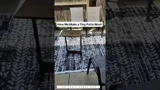 Making the most of our small patio 💦 Living in an apartment means no backyard, but with the right