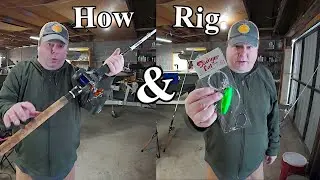 Spooling Line On Trophy Catfish Combo And Double Hook Drag Rig!!!