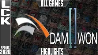 HLE vs DWG Highlights ALL GAMES | LCK Spring 2020 W4D2 | Hanwha Life Esports vs Damwon Gaming