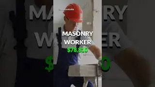 Masonry Worker | $78,810 to design and build walls and walkways 👷&zwj;♂️ 🧱