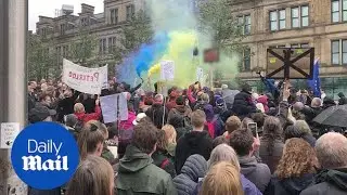 Thousands protest against PM's suspension of Parliament