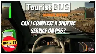 TOURIST BUS SIMULATOR | CAN I COMPLETE A SHUTTLE SERVICE ON PS5? #TouristBusSImulator
