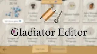 Gladiator Manager: Gladiator Editor