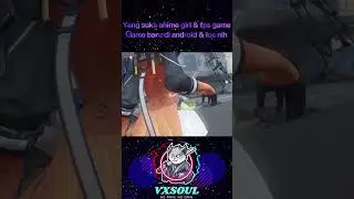Anime girl feat fps game