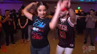 Ataca y La Alemana - Bachata social dancing | Chicago Salsa & Bachata Festival 2019