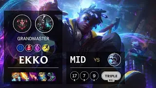 Ekko Mid vs Talon - EUW Grandmaster Patch 10.25b
