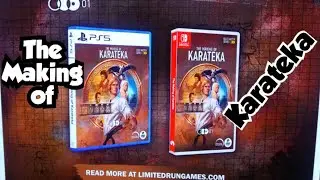 The Making of Karateka limited run games physical switch and ps5. standard and deluxe edition