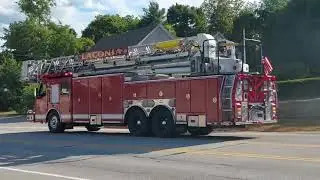 City of Laconia N.H. Fire Department 13 Ladder 1 responding 