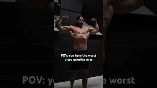 Are these the worst bicep genetics ever?