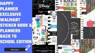 NEW Walmart EXCLUSIVES! Sticker Book and Planners! 7-9-22 Back to School Release