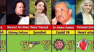 Famous Pakistani🇵🇰 Peoples Who Died/ Cause of death