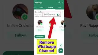 How to delete whatsapp channels updates || whatsapp find channel remove #whatsappchannels #whatsapp