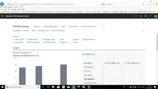 Business Central home page personalization