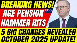 🚨BREAKING NEWS: Age Pension hammer from 6 October 2025 &ndash; 5 BIG changes for Aussie seniors!