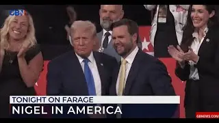 Nigel Farage on GB News Discussing Immigration - Trump - RNC