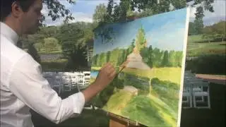 Daniel Angeli, Captured on Canvas, Live Event Painting, Ceremony