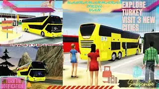 Explore Turkey - Visit 3 New Cities - Bus Simulator Ultimate - Gameplay 194 - NEOPLAN SKYLINER 2020