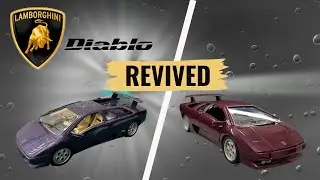 Restoration of Lamborghini Diablo 1/18 scale diecast #modelcars #lamborghini #diecast