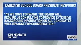 Eanes ISD assures integrous superintendent search after scrutiny of search firm