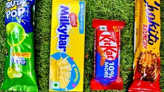 Lolipop milkybar kitkat munch/ASMR most popular candy 🍭