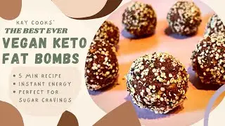 THE BEST EVER VEGAN KETO FAT BOMBS| ALMOND FLOUR LADDOO | KETO LADDOO| EGGLESS| LOW CARB KETO SNACKS