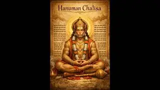 🔥 Hanuman Chalisa | Divine Meditation with Lord Hanuman in Dhyan Mudra 🔥