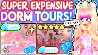 THESE DORMS WILL MAKE YOU FEEL BROKE IN DIAMONDS! 😭 DORM TOURS & IDEAS! ROBLOX Royale High Campus 3