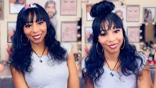 Amazon Wig Under $100 | Brazilian Body Wave Wigs With Bangs| 130% Density | Sooolavely| She is VaRee