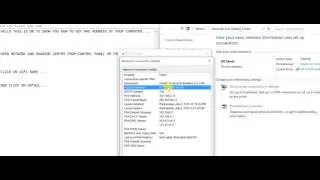 How to Find your PC's MAC Address - Windows 7 or Windows 8 or Windows 10/find mac address
