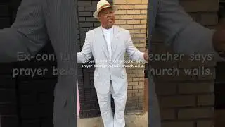 Ex-con turned street preacher prays with the most vulnerable outside church walls.