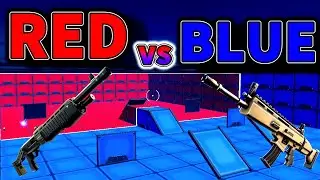 2022 RED vs BLUE battle map! | FORTNITE | DRAGON BALL X FORTNITE | CON SIRENSENCE