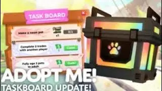 Делую неон собаку и открываю RGB Бокс в Adopt Me