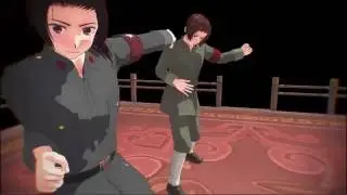[HetaliaxMMD] Panda Hero - China & 2p!China