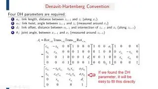 Robotics: Lecture 04 (Forward Kinematics)