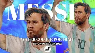 MESSI FACE PAINTING. FIFA WORLD CUP 2022