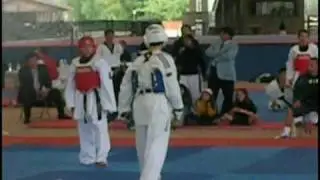 Damian villa vs. Jason alvelais L.A TKD fest 2009.avi