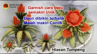 Daun Terbalik, Model baru, Garnish, Hiasan Tumpeng,