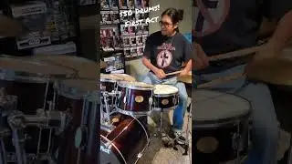 $50 Drums Sound Check #drums #shorts #50dollars #firstact #drummer #music #localdrummer