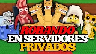 ROBANDO en SERVIDORES PRIVADOS a ESTAFADORES de STEAL a BRAINROT
