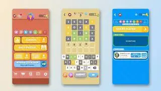 Wordle! (-by Lion Studios Plus) - free word puzzle game for Android - gameplay.
