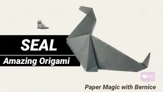 Paper Magic Unleashed: Watch the Beauty of an Origami Seal Come Alive!