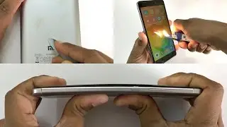 Xiaomi Redmi Note 4 &mdash; тест на изгиб, тест на царапины, тест на горение