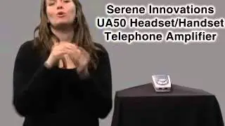 Serene Innovations Business Headset/Handset Amplifier - 45dB - Product SKU: SERENE-UA50