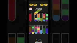 Water Sort puzzle level 1105 | AYU Gamester #shorts