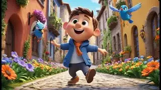 Simple Simon Springmarket Walk | English Nursery Rhyme | Baby Songs | Toddler Music