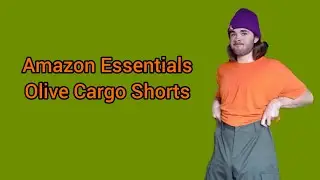 Amazon Essentials - Olive Cargo Shorts: Fashion Review